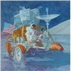 Image 1 : Mark Schuler Original Apollo 15 'First Manned Lunar Vehicle' Painting