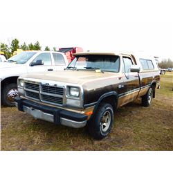 1991 DODGE POWER RAM 150 TRUCK