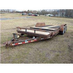 2005 PJ 22' TANDEM AXLE TILT DECK TRAILER