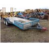 Image 1 : SHOP BUILT 18' TANDEM AXLE TRAILER