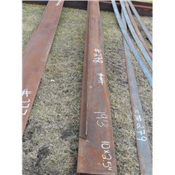 19' SECTION OF 10' X 2.5" CHANNEL IRON