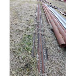ONE LOT OF 40' OF 3X3 ANGLE IRON
