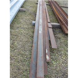 ONE LOT OF 3 & 4" FLAT IRON (8 PIECES)