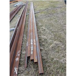 ONE LOT OF 3X3 SQUARE TUBING (APPROX 40') (4 PIECES)