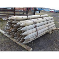 8' X 5" FENCE POSTS - PALLET