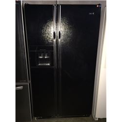 NORGE SIDE X SIDE 36" BLACK FRIDGE