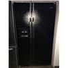 Image 1 : NORGE SIDE X SIDE 36" BLACK FRIDGE
