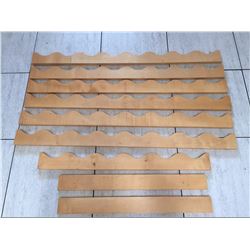 LOT OF NEW NATURAL MAPLE VALANCE MOULDINGS