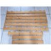 Image 1 : LOT OF NEW NATURAL MAPLE VALANCE MOULDINGS