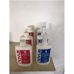 LOT OF 6 NOVUS 1 & 2 PLASTIC SCRATCH REMOVER / CLEAN & SHINE