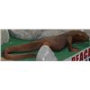 Image 1 : BEAUTIFUL HAND CARVED 7' WOODEN IGUANA