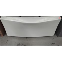 WHITE LAUNDRY PEDESTAL