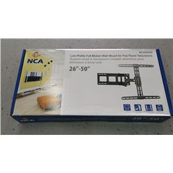 BRAND NEW 26" - 50" FULL MOTION TV WALLMOUNT