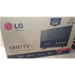 LG 49" 4K SMART WIFI TV