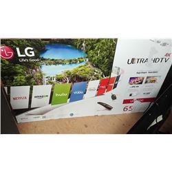 LG 65" CURVED 4K WIFI SMART LED TV