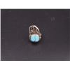 Image 3 : sz 5.5 Silver Turquoise Ring
