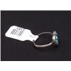 Image 2 : sz 5.5 - Silver Heart Ring Inlay with Turquoise