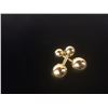 Image 2 : Heavy Solid Gold Barbell cufflinks