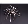 Image 3 : Spider Pin, Silver and Onyx
