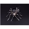 Image 4 : Spider Pin, Silver and Onyx