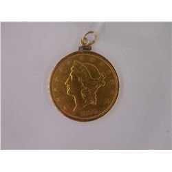 $20 Coronet 1899 Gold Coin