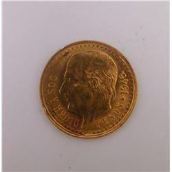 2.5 Peso Gold Coin 1945