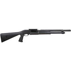 Savage 19496 320 Pump 12 Gauge 18.5" 3" 5+1 Synthetic w/Pistol Grip Black Blued