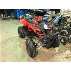 RED NO NAME GAS POWERED QUAD - NO REGISTRATION - HAS KEY