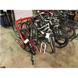 LOT OF 2 MOUNTAIN BIKES AND 2 BIKE FRAMES