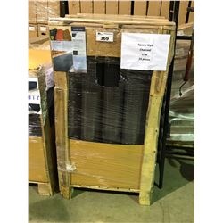 CRATE OF SQUARE STYLE CHARCOAL 4'X6' ENTRANCE MATS- 25 PIECES