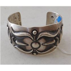 Sterling Silver Bump Out Cuff