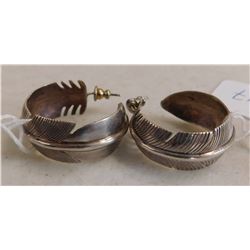 Pair of Sterling Silver Earrings