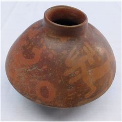 Large Mayan Figured Olla