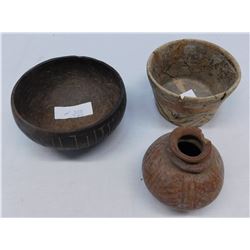 3 Pre-Columbian Bowls