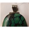 Image 3 : Large S.S. & Turquoise Pendant