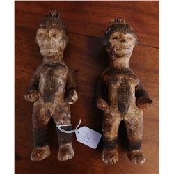 Pair of Ebo Clay Figures