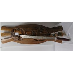 Large Pacific Rim Shield,  Sword + Doll