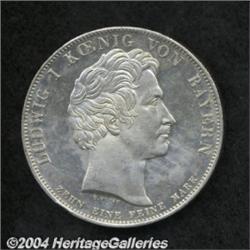 Bavaria. Ludwig I taler 1833 Commemorating the