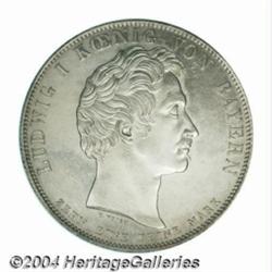 Bavaria. Ludwig I taler 1835 Commemorating a