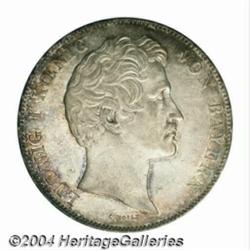 Bavaria. Ludwig I 2 taler 1838 Commemorating