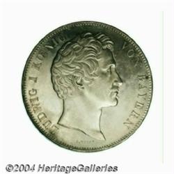 Bavaria. Ludwig I 2 taler 1839 Commemorating