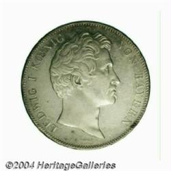 Bavaria. Ludwig I 2 taler 1846 Commemorating