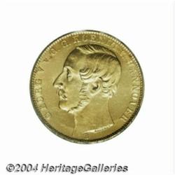 Hannover. Georg V gold Krone 1866B, Bust