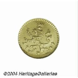 Hesse-Cassel. Friedrich I gold 1/4 ducat 1744,