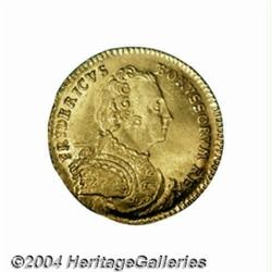 Prussia. Friedrich II gold ducat 1742EGN, Bust