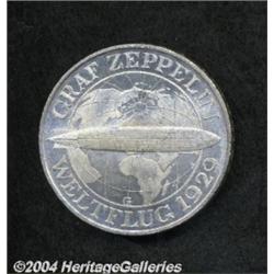 Weimar Republic. Zeppelin 3 Mark 1930G, KM67,