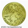 Image 2 : Goetz 5 mark pattern in gold 1925, Bust
