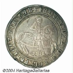 Edward VI crown 1552, king on horseback.