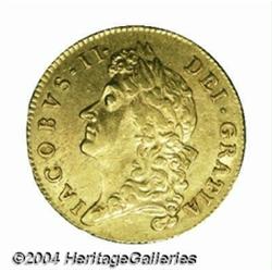 James II gold Guinea 1686, S-3402. 2nd bust.