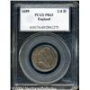 Image 3 : William III Farthing in silver 1699, style of